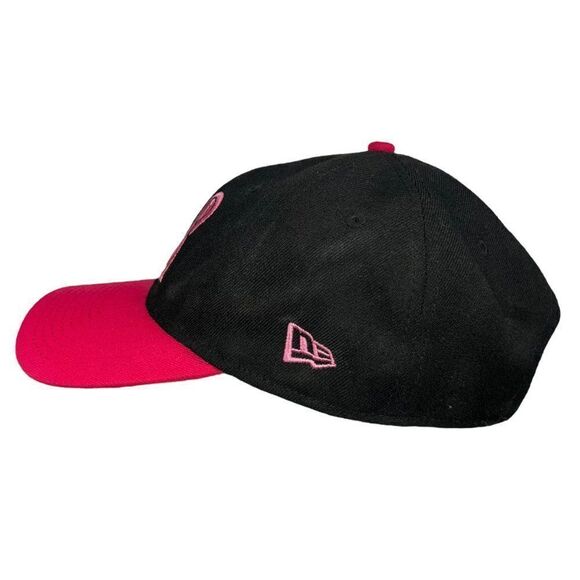 New Era 9Twenty Las Vegas Aces WNBA Breast Cancer Awareness Adjustable Hat Black - Picture 2 of 9